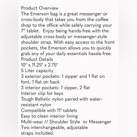 Sherpani x Ascentials PRO Messenger / Crossbody bag - Picture 6 of 6